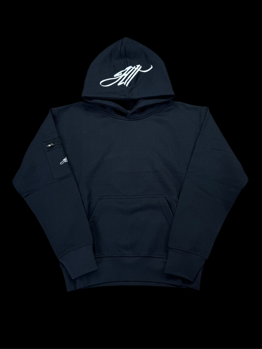 HOODIE "HLT" BLACK