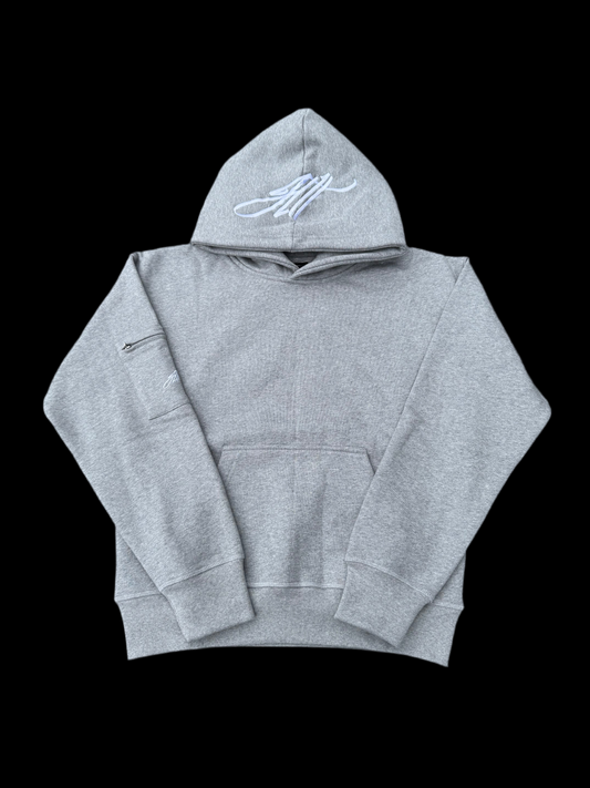 HOODIE "HLT" GREY